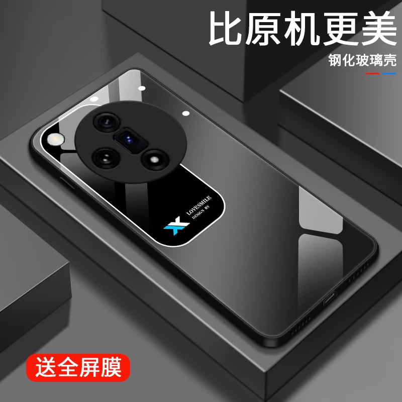 方块视窗适用OPPOFindX7手机壳FindX7Ultra玻璃新款限量全包防摔