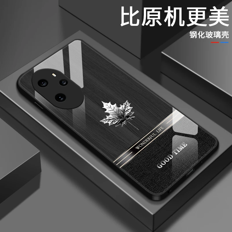 质感枫叶适用华为荣耀100/100pro手机壳荣耀90/90pro创意90GT男士