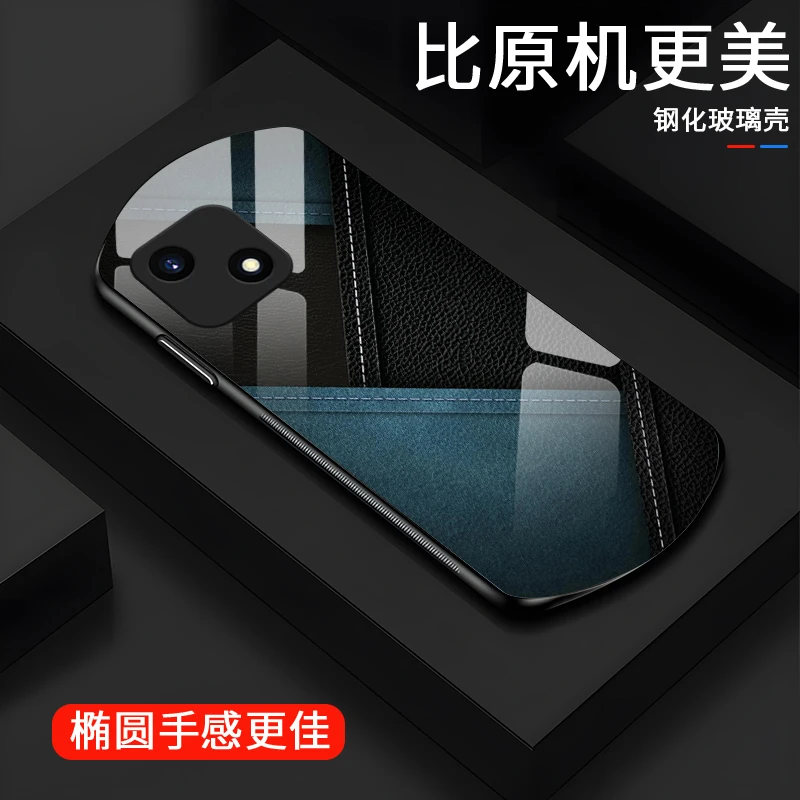 皮纹拼接适用opporeno2z手机壳Reno2散热潮流reno时尚reno2玻璃玻
