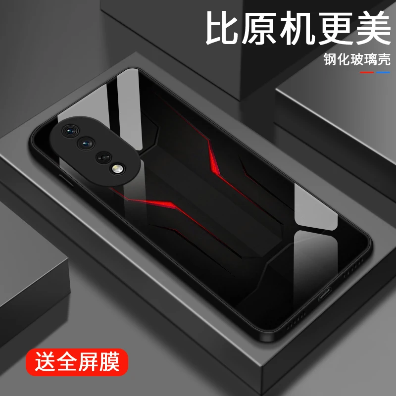 光影机甲适用华为荣耀80手机壳荣耀80GT男生流行80se保护套80pro