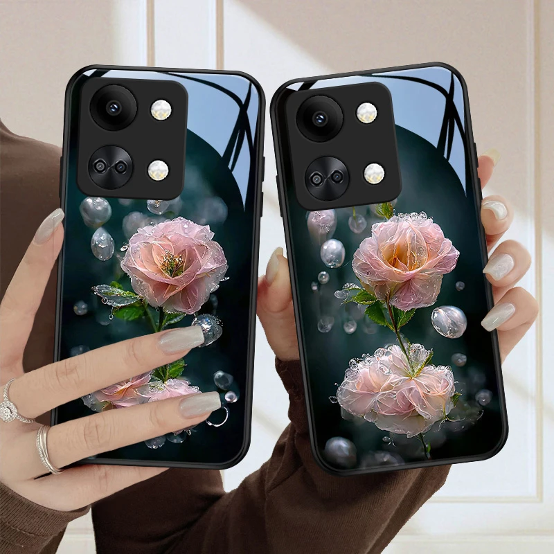 水润花适用一加ace2v手机壳一加ACE2V可爱女款保护套oneplus高级
