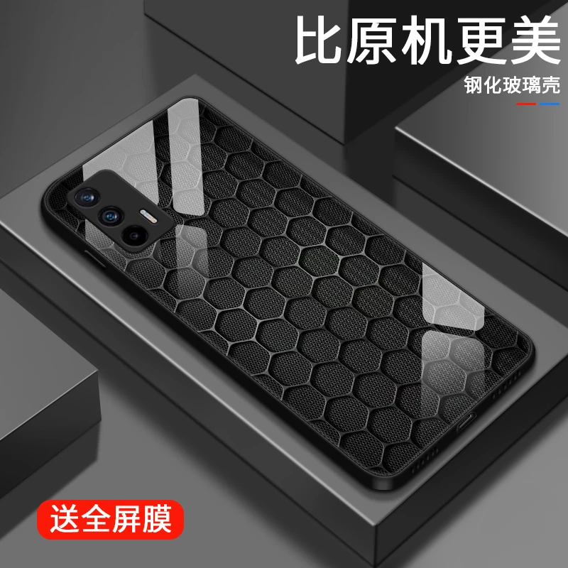 多边图形适用oppo真我GT手机壳realmeGT玻璃gtneo闪速版艺术全包