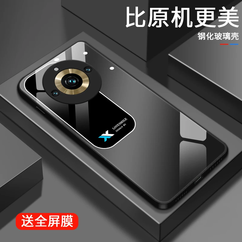 矩形视窗适用Realme11pro手机壳oppo真我11男生限量realme11pro+