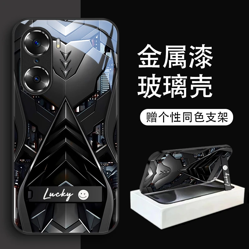霸气机械适用华为荣耀60pro手机壳honor60se玻璃壳荣耀50/60男生