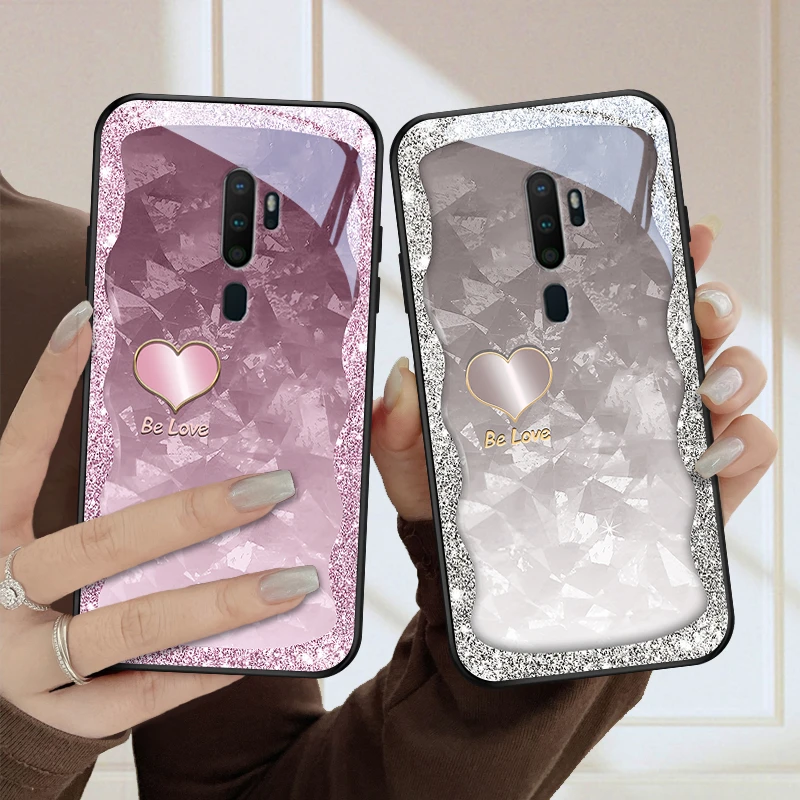 华丽爱心适用oppoa11手机壳a11x女款oppoA1pro新款oppoa9/A9x/a8