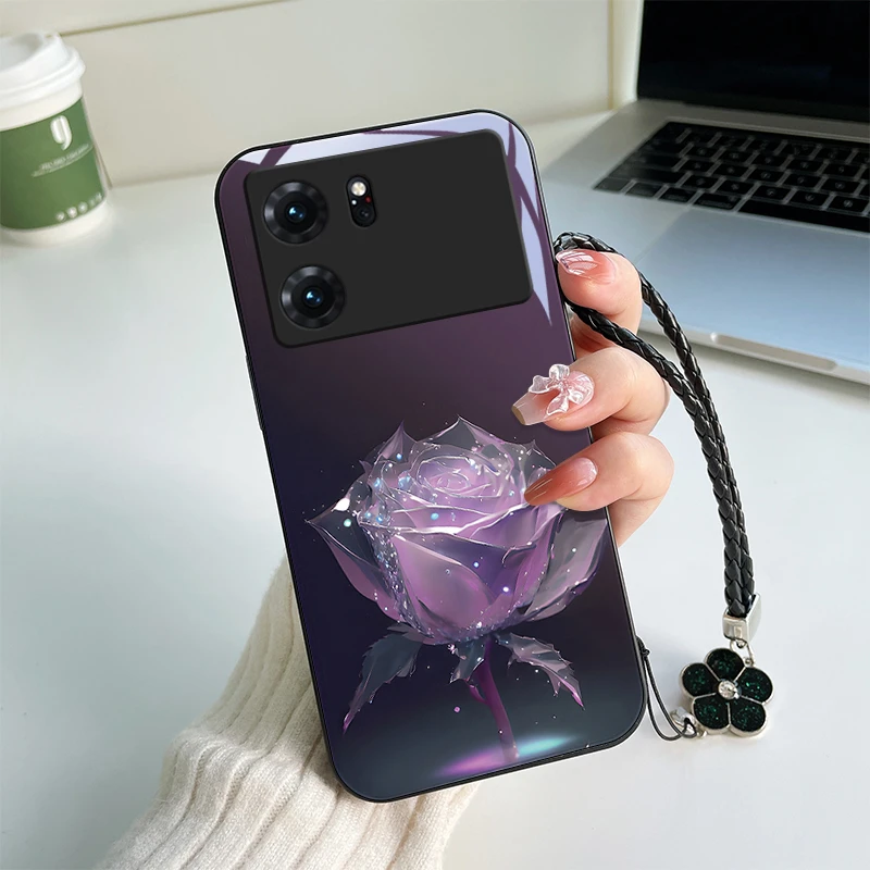 繁星玫瑰oppok10手机壳K10pro玻璃壳k10活力版散热k10x网红新款推