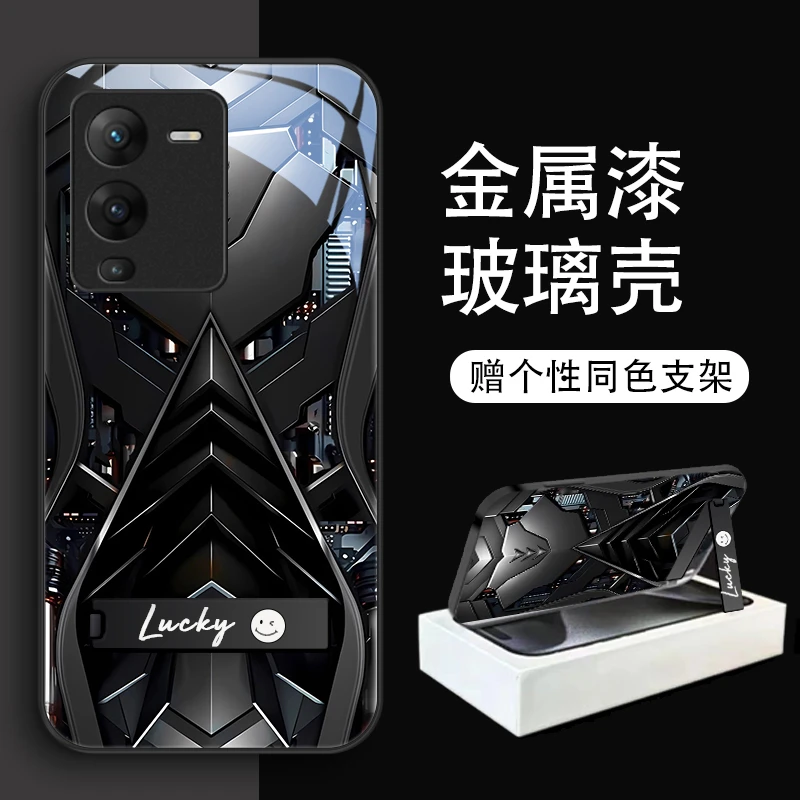 霸气机械适用vivos15pro手机壳S15玻璃viovs12金属漆S12pro保护套