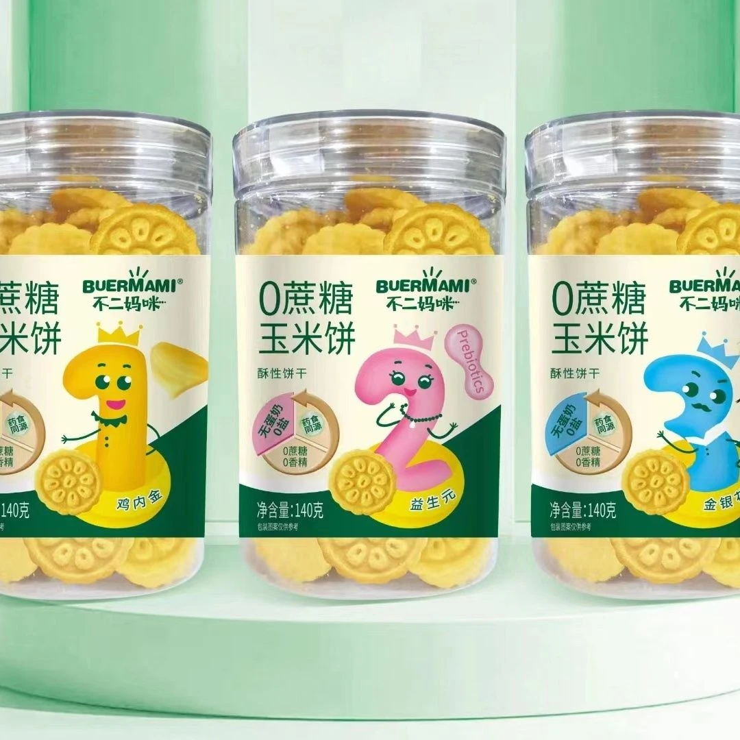 不二妈咪0蔗糖玉米饼干