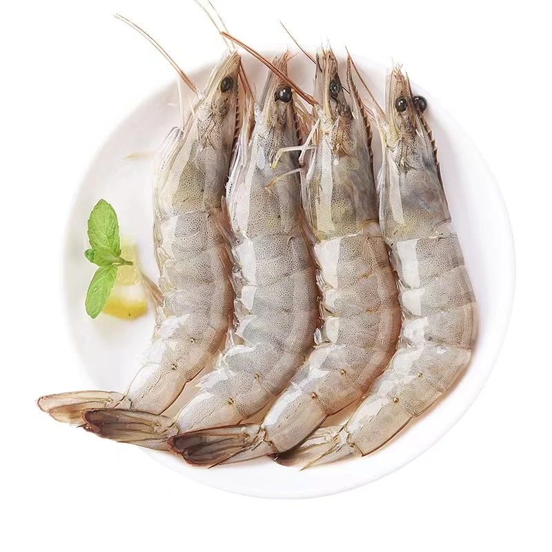 海洋 盐冻厄瓜多尔白虾 2030大虾净重1.5kg 青岛发货