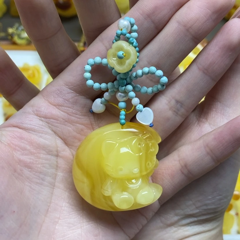 【闪购商品】琥珀颈饰未镶嵌施*