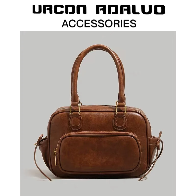 A145包包大容量手提单肩包斜挎腋下包通勤休闲