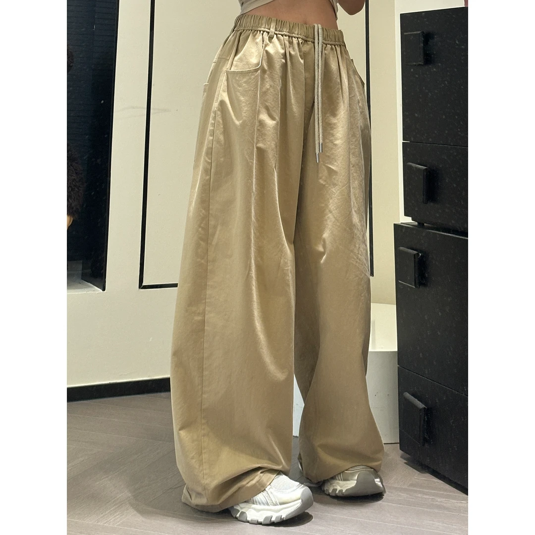 甜乔kitty【秋日奶茶】沙丘色直筒休闲裤