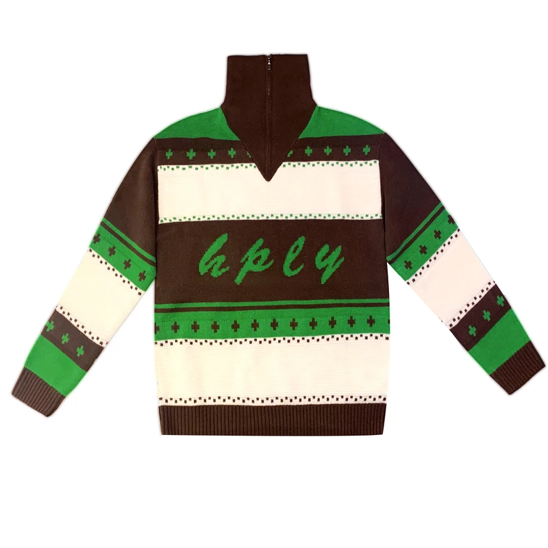 HPLY荷比俪新款女彩色富有层次感纹理艺术针织衫HDD12650127