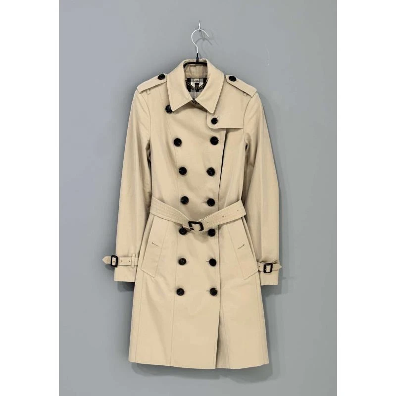 Burberry/经典风衣/UK4/98新/73104