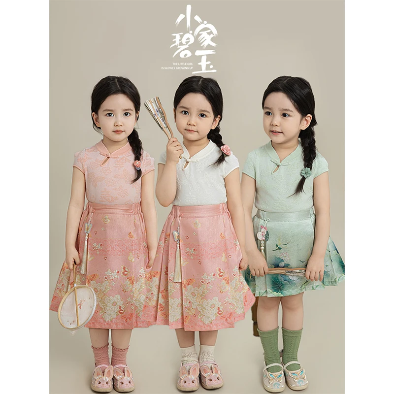 【清】幼悠女童满幅提花 细腻针织上衣 休闲毛衣 潮X4688