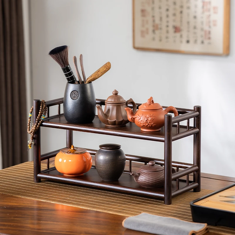 CBJ022（邱峰专属）紫檀色】手工楠竹杯架