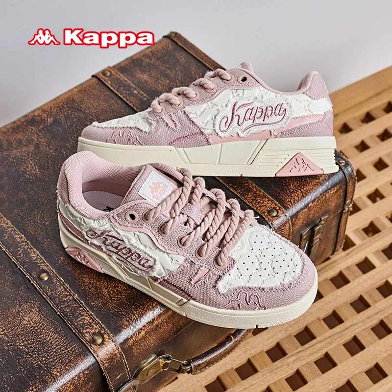 KAPPA/背靠背女鞋春季低帮透气百搭休闲鞋潮鞋学生ins潮流板鞋子