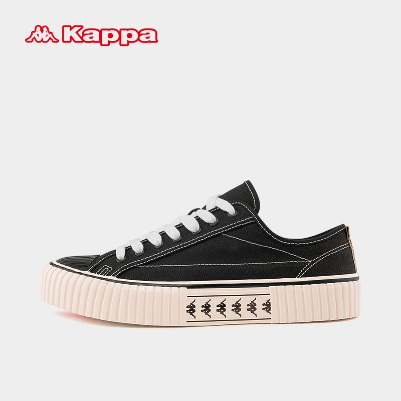 Kappa/卡帕秋季情侣帆布鞋经典运动帆布鞋低帮时尚百搭板鞋子S08D