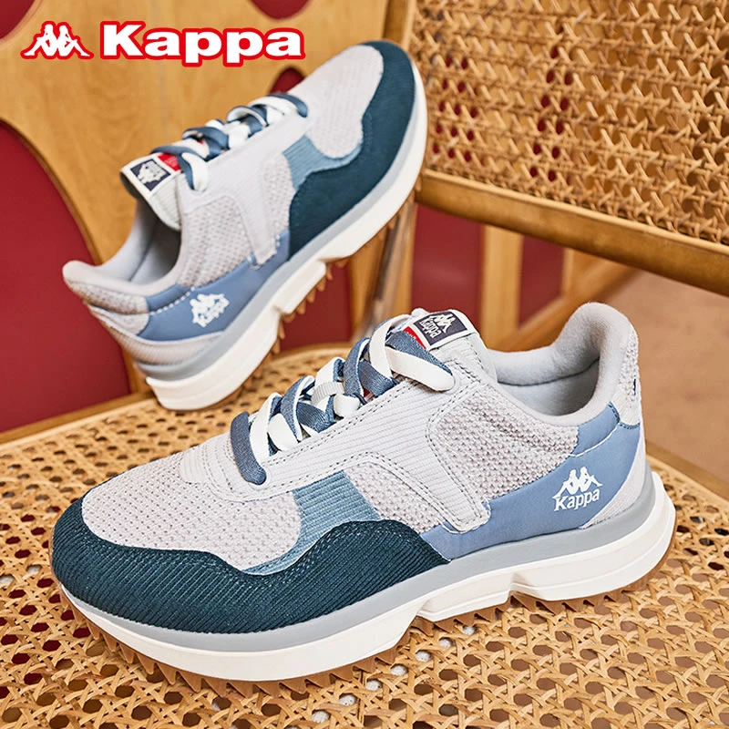 KAPPA/背靠背女鞋春季时尚运动鞋复古透气轻跑鞋潮流百搭休闲鞋子