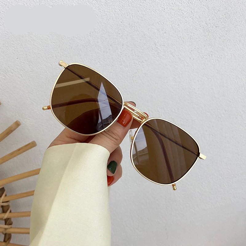 金属镜太阳镜街拍防紫外线墨镜男ins 女大脸显瘦眼镜网红时尚圆框