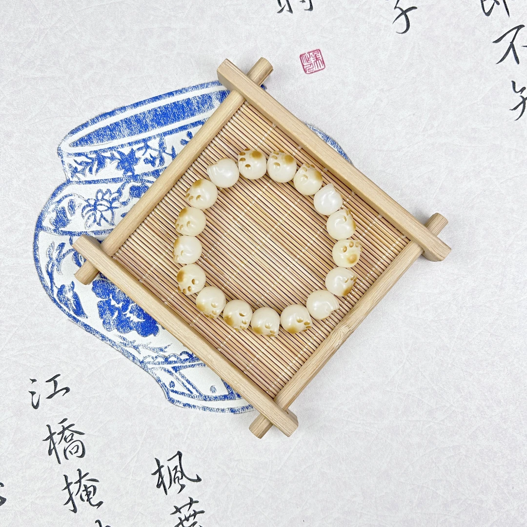 炭烧小猫爪菩提根菩提子猫爪菩提手串白玉菩提手串菩提小号 TY-25