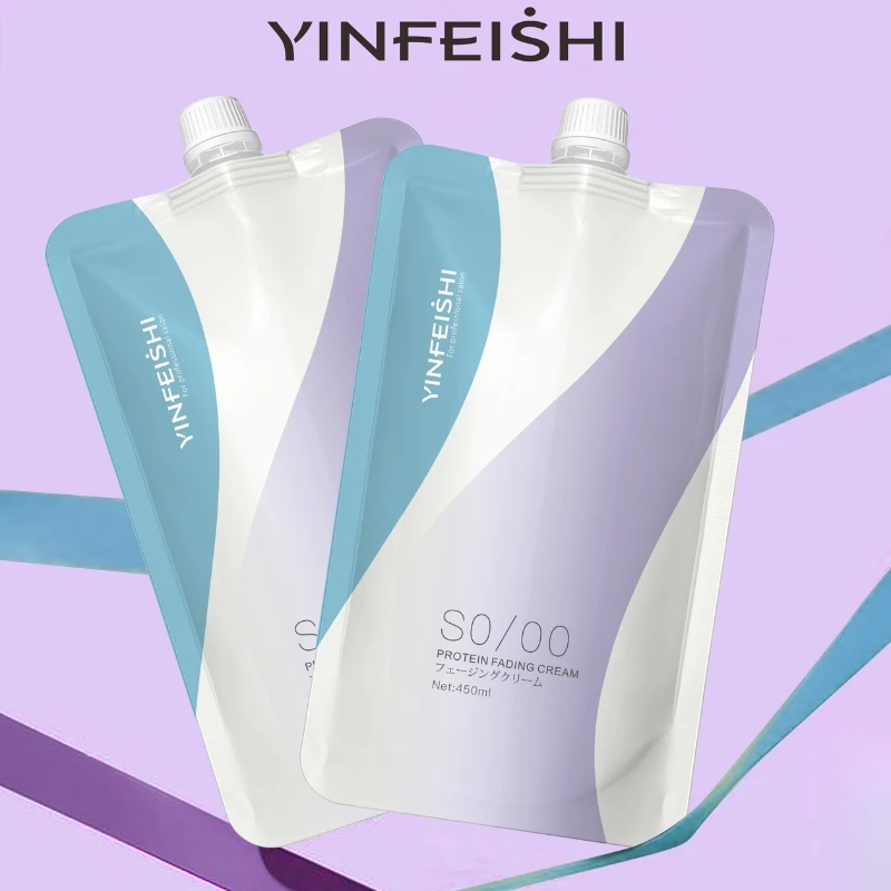 拍一发五音菲诗s0/00蛋白褪色膏弱酸修护专业发廊染发必备彩盖白