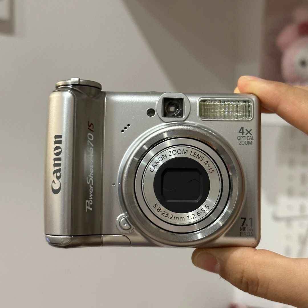 80新 Canon/佳能 A570is 屏幕轻微灰尘710w像素4倍变焦