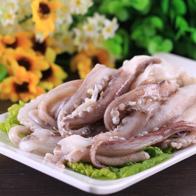 连云港发新鲜鱿鱼须500g/包发货8包肉质鲜嫩美味营养冷冻发货保存