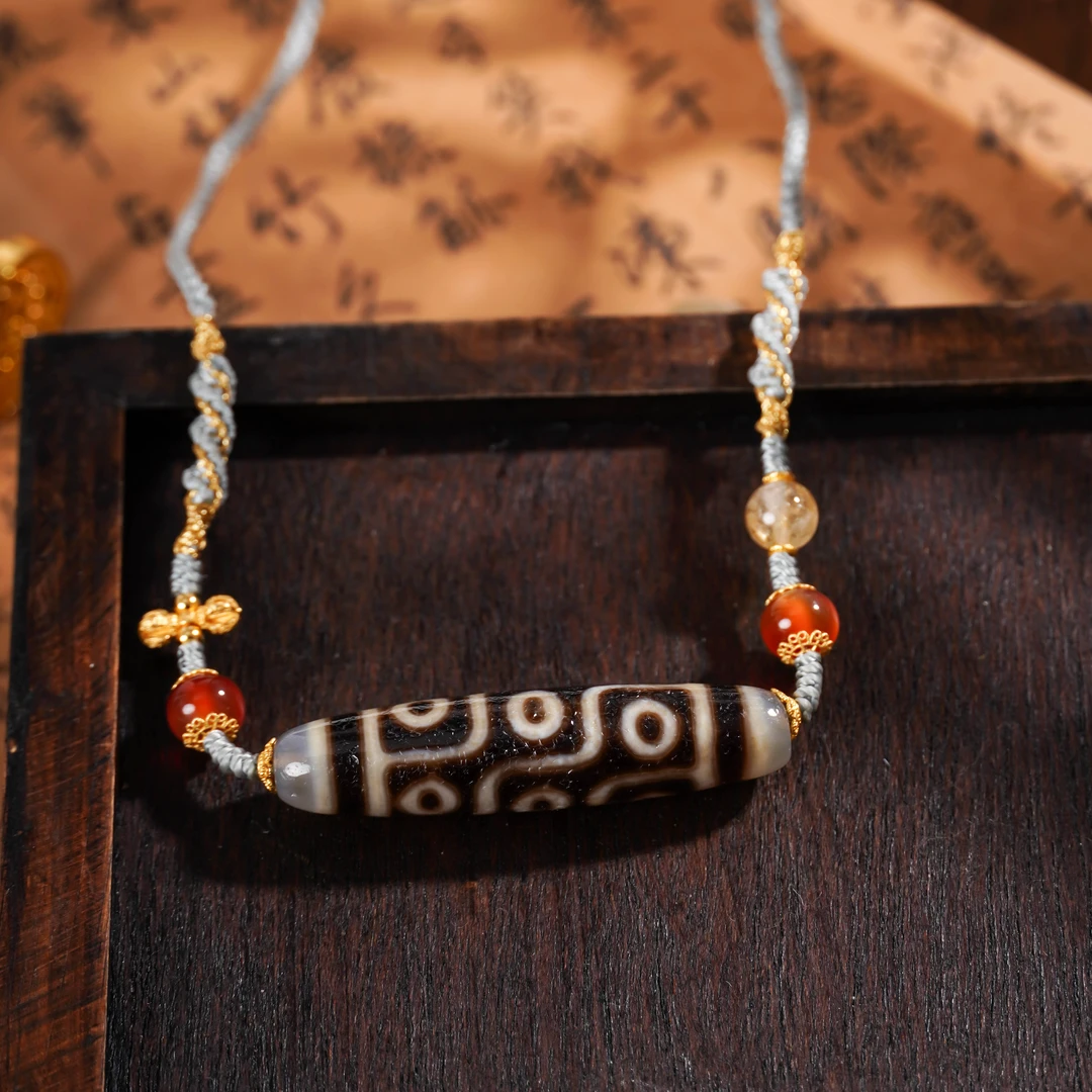 (一芳）折线9眼珠珠吊坠超百搭O6VXZ23-4