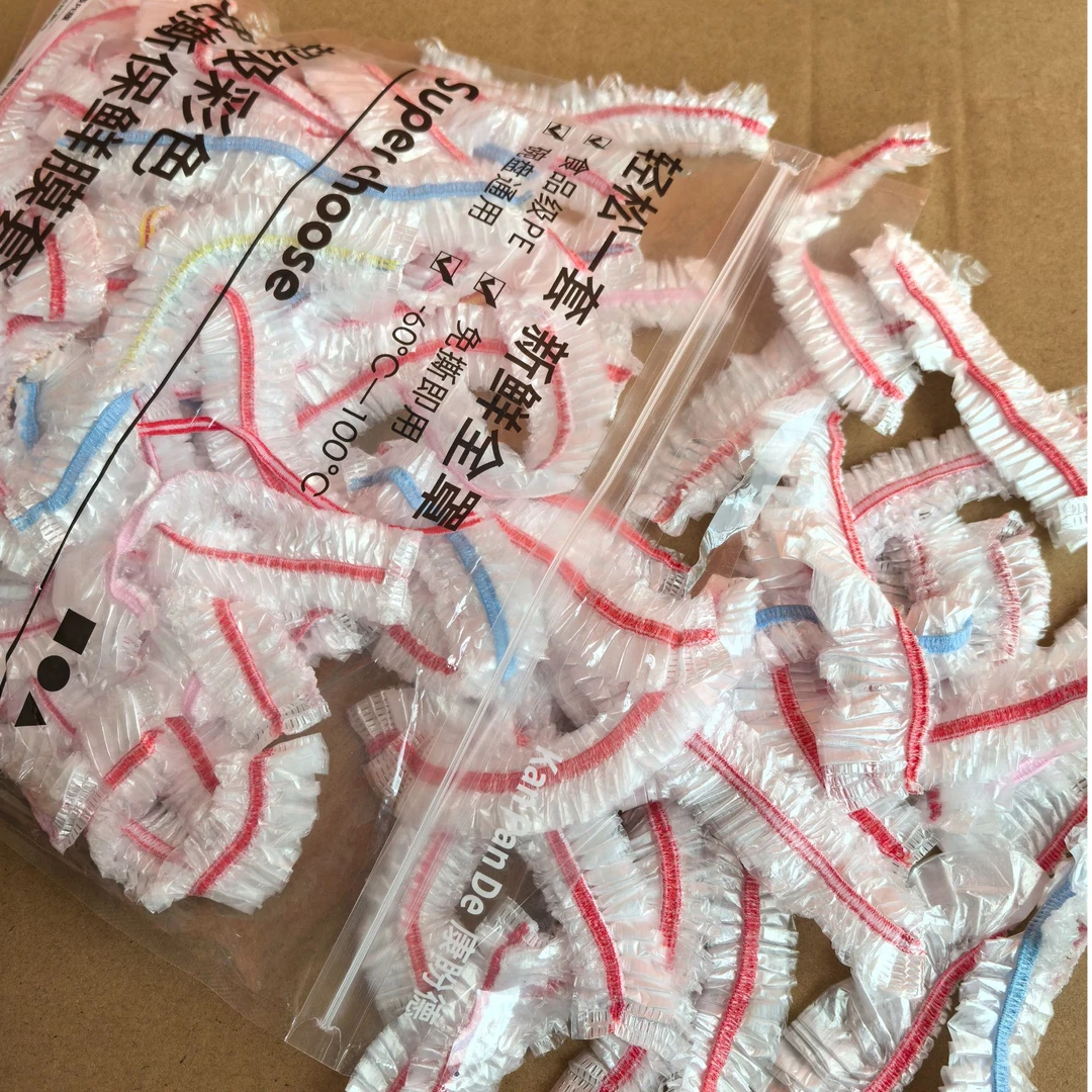 X一次性彩色保鲜膜套密封保鲜罩质地薄喜欢中差评评请绕道谢谢