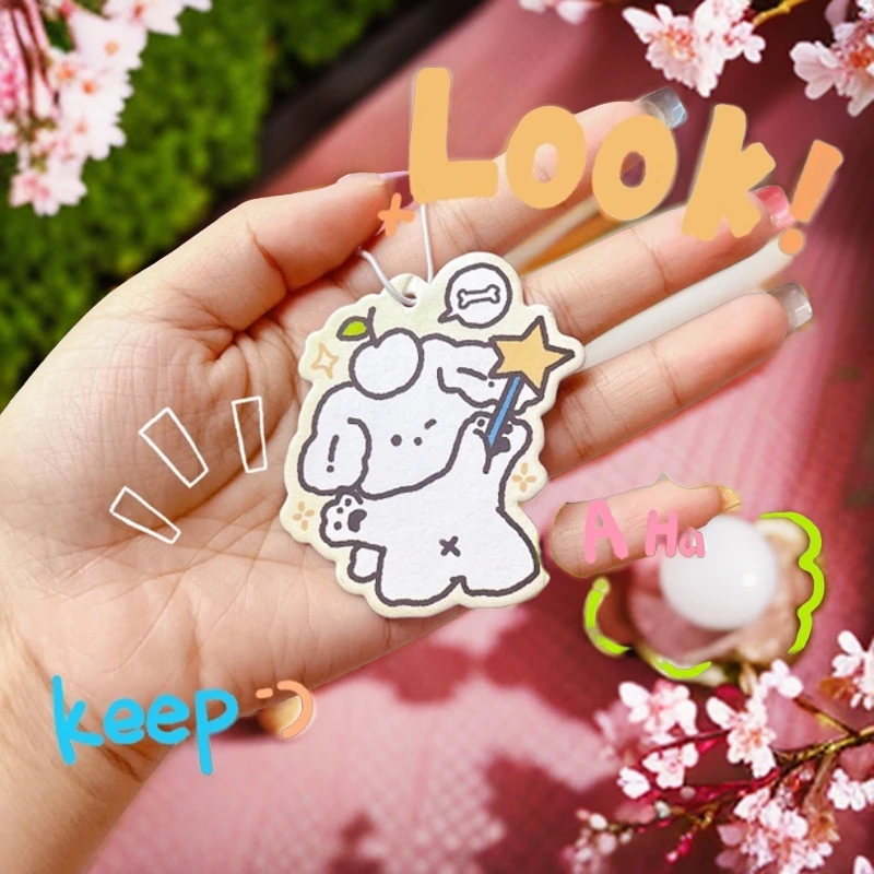 【对对碰】动漫人物适用车挂件持久留香天然香氛片持续除味限量版