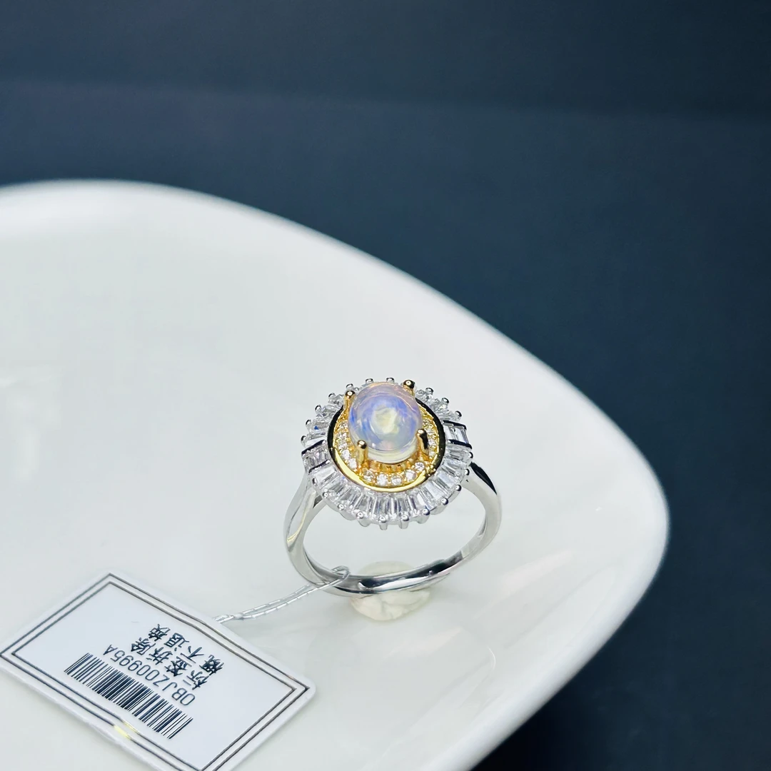 【石古会】S925银欧泊戒指开口【多样性发一】【OB008】