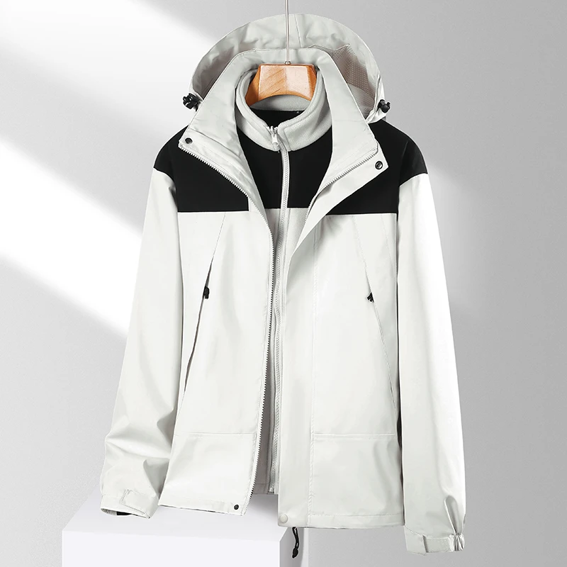 MEINAER PAUL/美纳尔保罗情侣款可拆卸外套三合一户外登山服夹克1