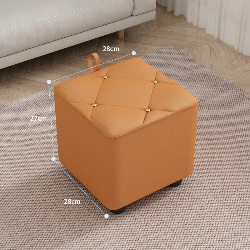 科技布小凳子家用矮凳沙发凳子客厅家用坐墩茶几凳脚凳网红小板凳