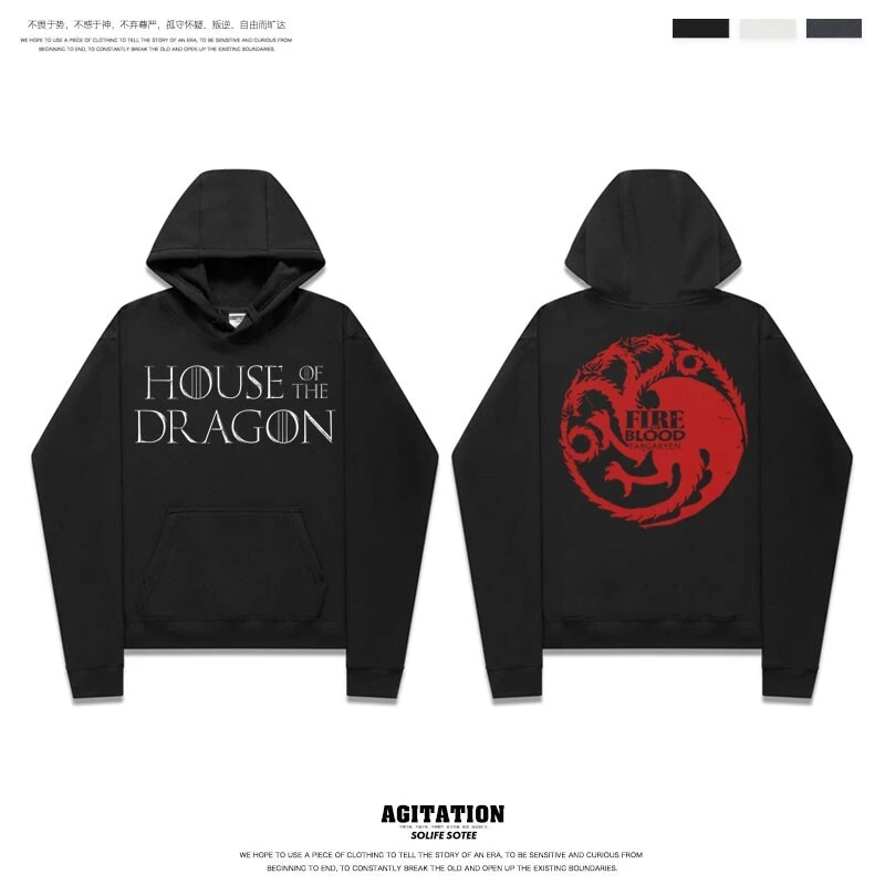 欧美龙之家族秋冬卫衣新款潮牌休闲连帽上衣ins宽松上衣直喷印花