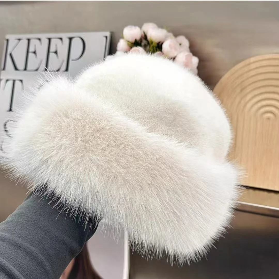 精品皮毛一体蒙古帽