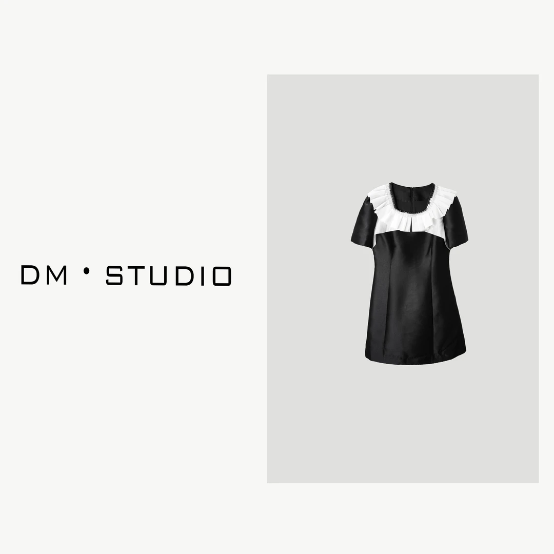DEDM-DM•STUDIO/高级感静奢小香风串珠亮片连衣裙（24SS0193L）