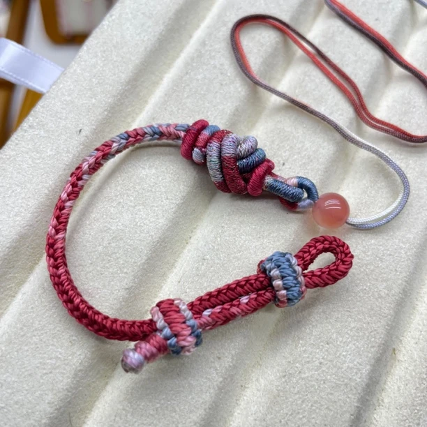 纯手工手编天然玛瑙手绳-015（定制款）