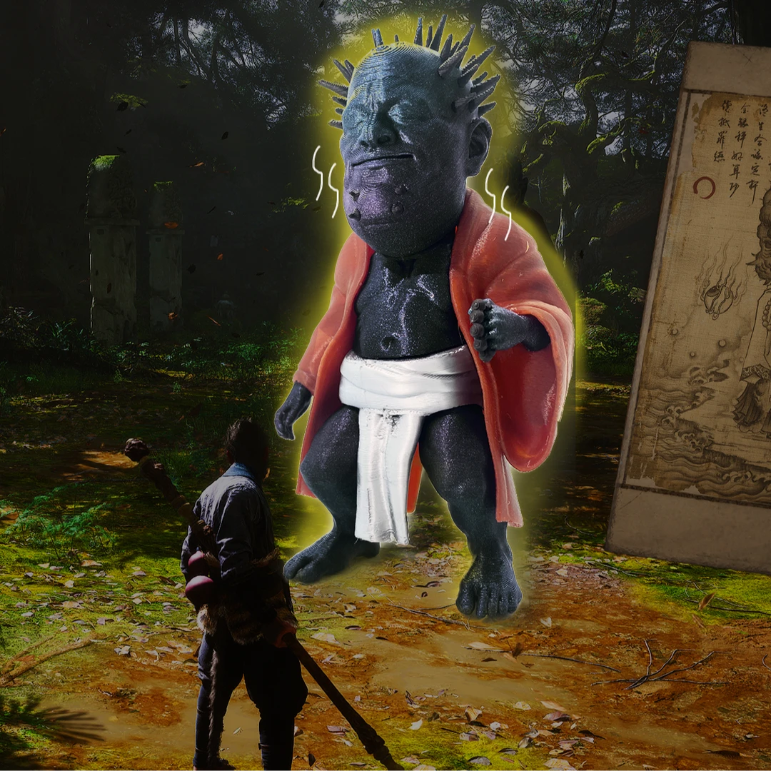 金池长老大头幽魂黑神话游悟空手办摆件玩具 游戏周边悟空