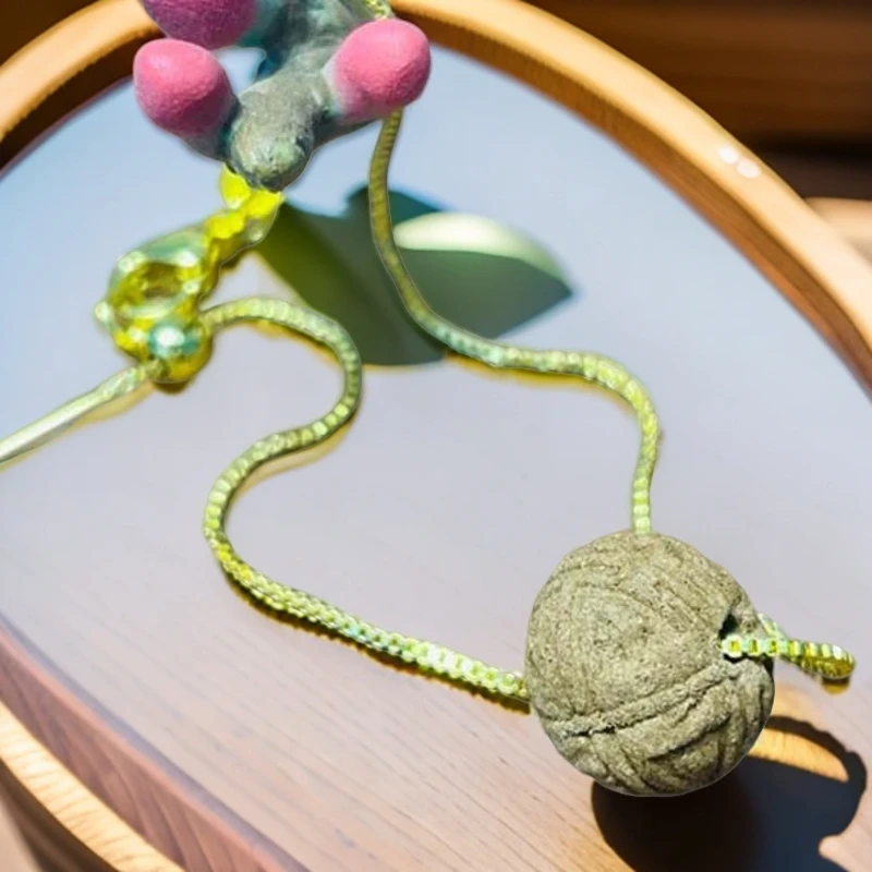 非金属树脂手链 手工合香单珠手链编织简约可调节民族风百搭轻奢