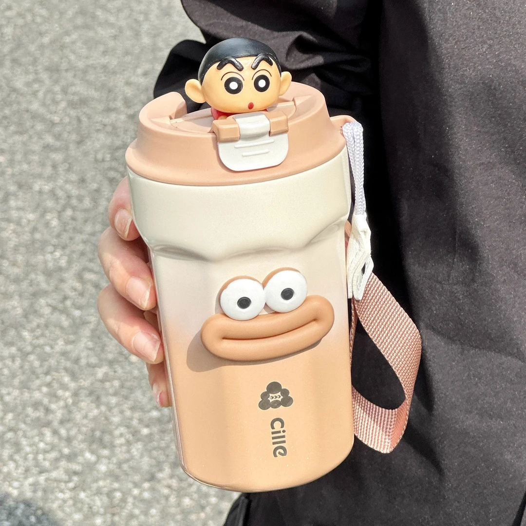 希乐茶水分离保温杯直饮渐变男女生高颜值陶瓷内胆随行保冷咖啡杯