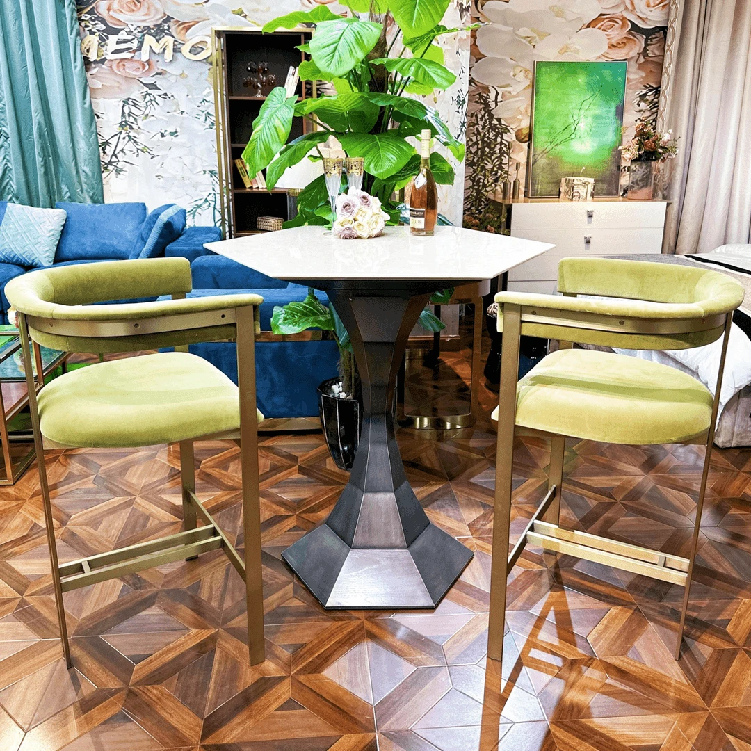 【皇家壹号】FD曼哈顿大理石轻奢酒吧台101.5*88*101 1901-BT1 JDW