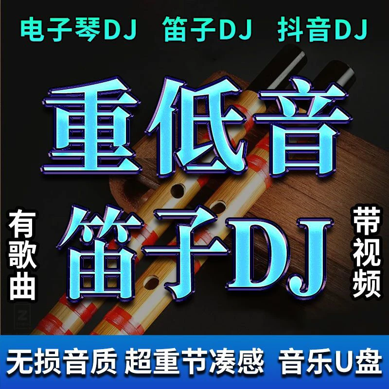 电子琴U盘DJ车载重低音热门歌曲纯音乐无损高音质汽车用usb优盘MV