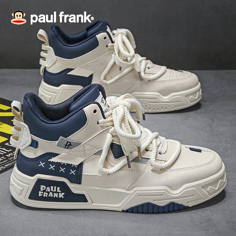 大嘴猴2025秋冬男鞋百搭板鞋青少年厚底增高鞋时尚潮鞋休闲运动鞋