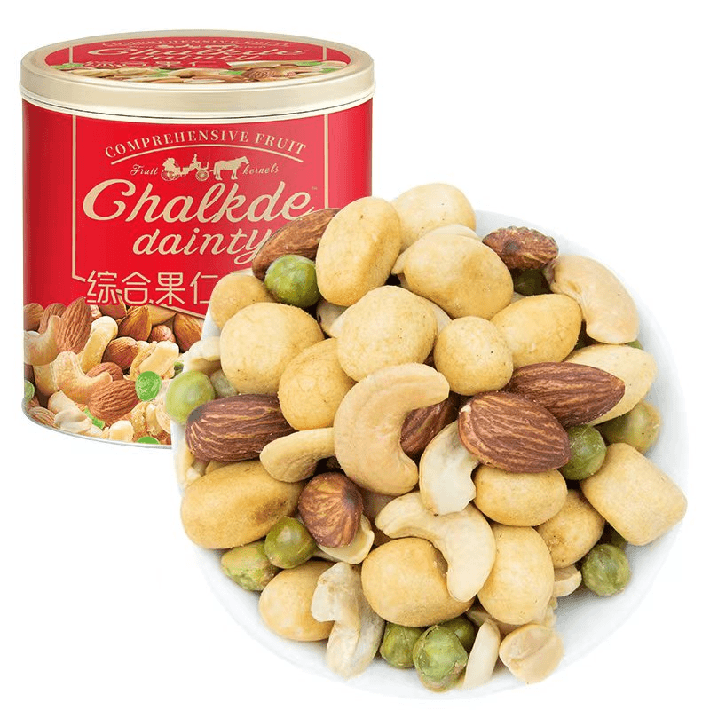 （买一送一）港澳手信三奥源268克综合果仁+奶酪曲奇 到手两罐