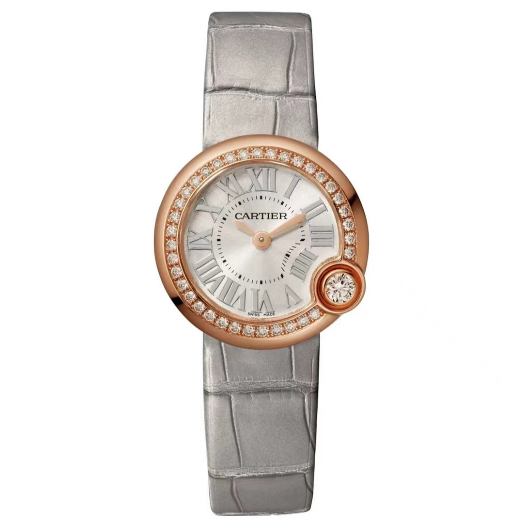 99新 Cartier/卡地亚 告白气球 WJBL0008 30表径玫瑰金原钻 22年
