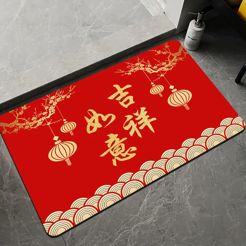 硅藻泥:防滑吸水门垫浴室垫卫生间门口厨房脚垫地垫速干方型软垫