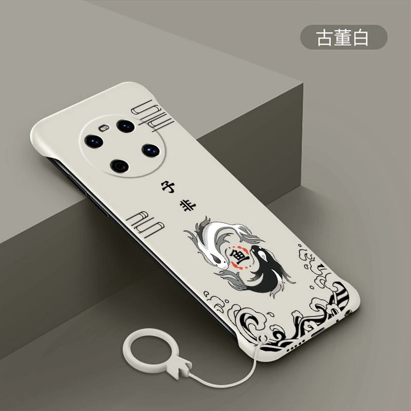 华为mate40手机壳mate40pro超薄磨砂硬壳无边框子非鱼防摔保护套