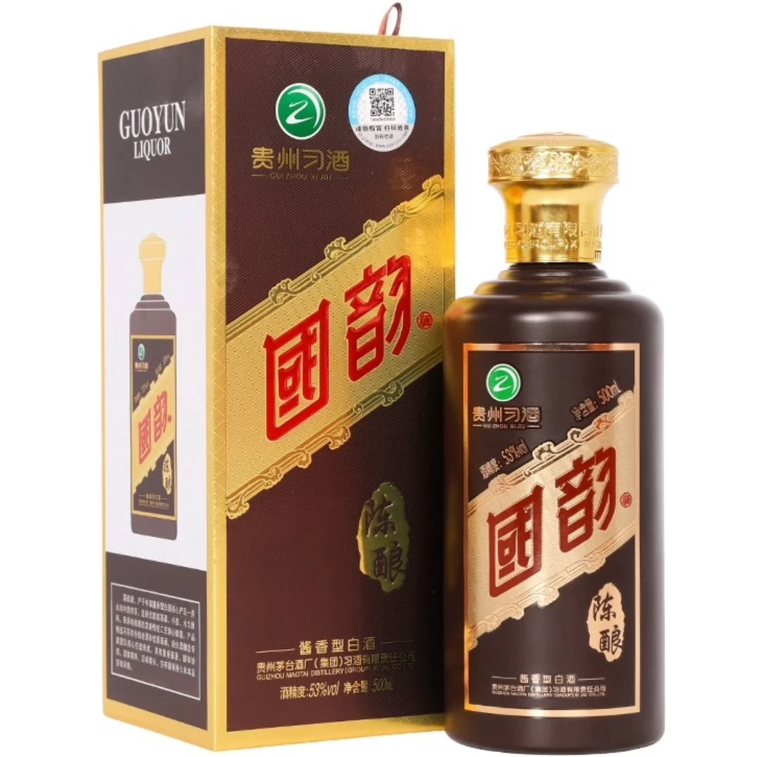 国韵2021年贵州习酒53度习酒国韵陈酿酱香型白酒一瓶500mL53度