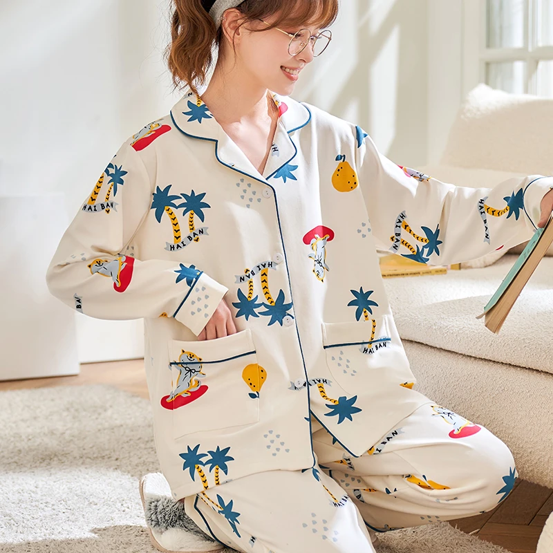 睡衣女2025年新款长袖休闲大码女士秋冬网红爆款高级感家居服套装